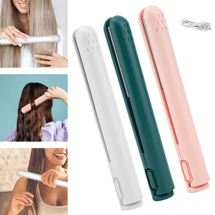 Dual-Purpose Electric Hair Comb for Curling & Straightening