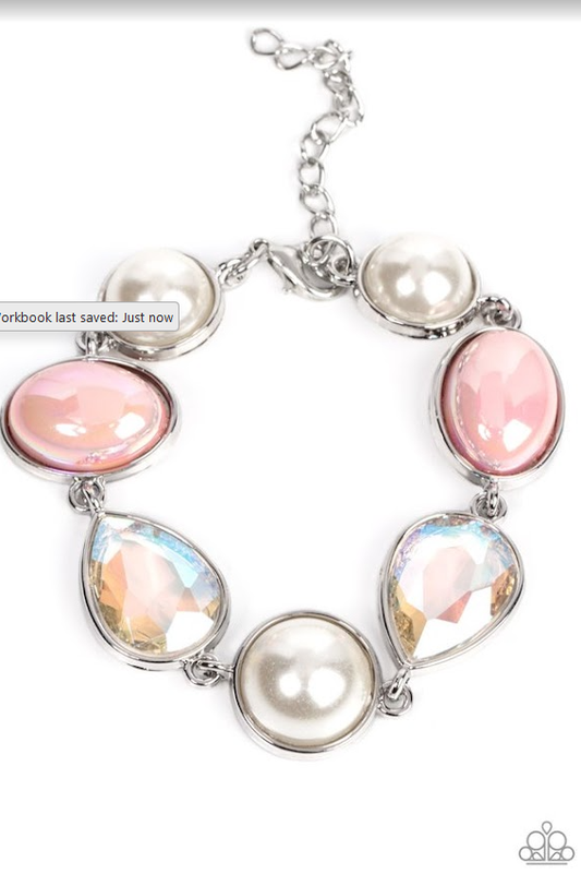 Nostalgically Nautical  Pink Bracelet