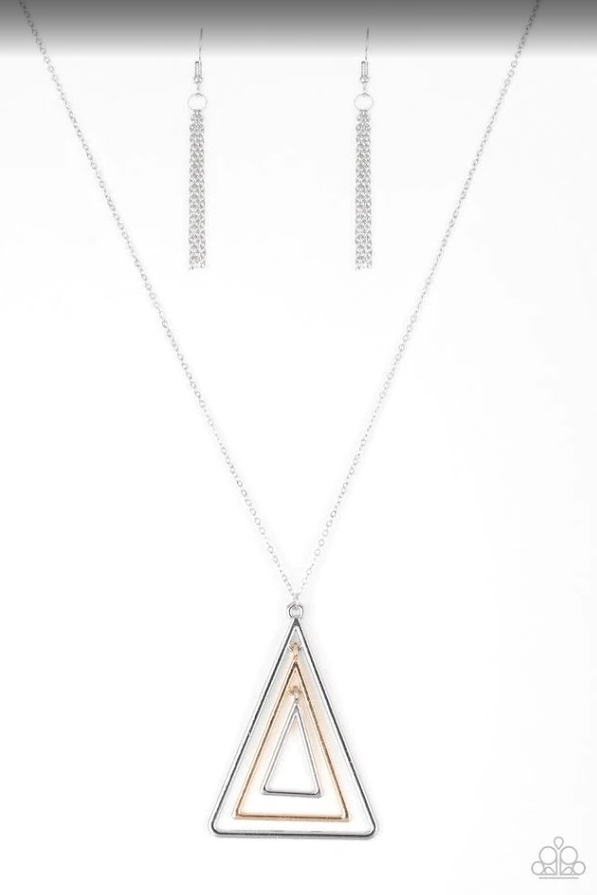 Tri Harder Long Chain Necklace