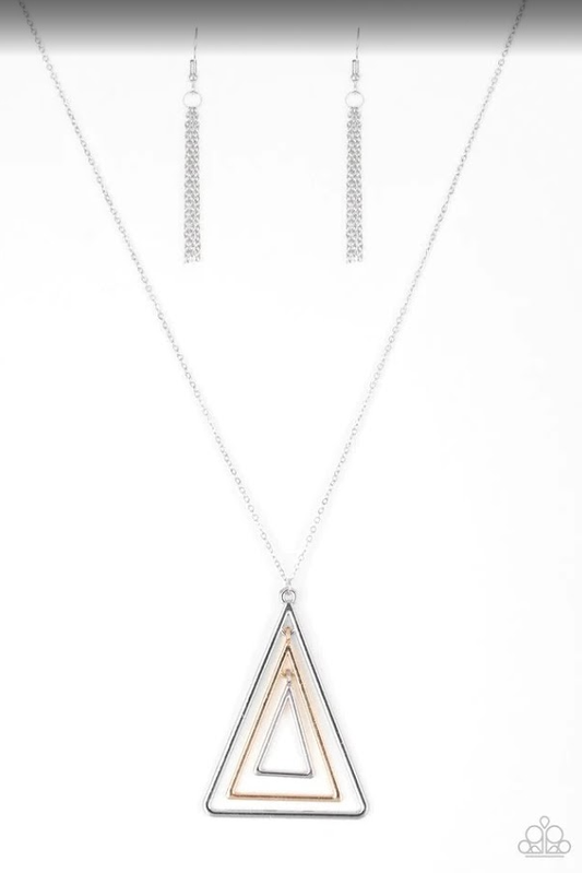 Tri Harder Long Chain Necklace